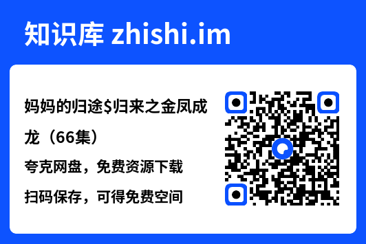 妈妈的归途$归来之金凤成龙(66集)"网盘下载"