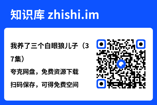 我养了三个白眼狼儿子（37集）"网盘下载"