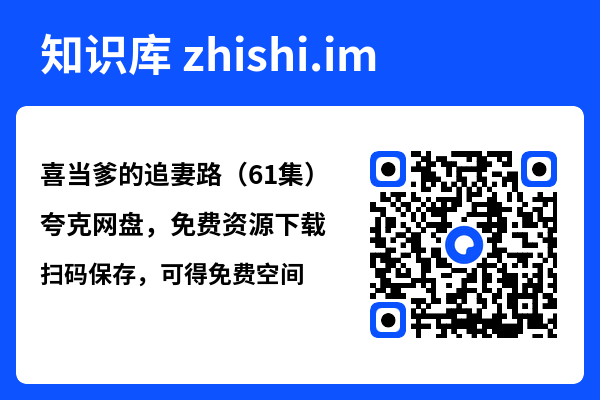 喜当爹的追妻路（61集）"网盘下载"