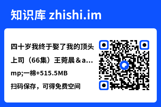 四十岁我终于娶了我的顶头上司（66集）王菀晨&一棉